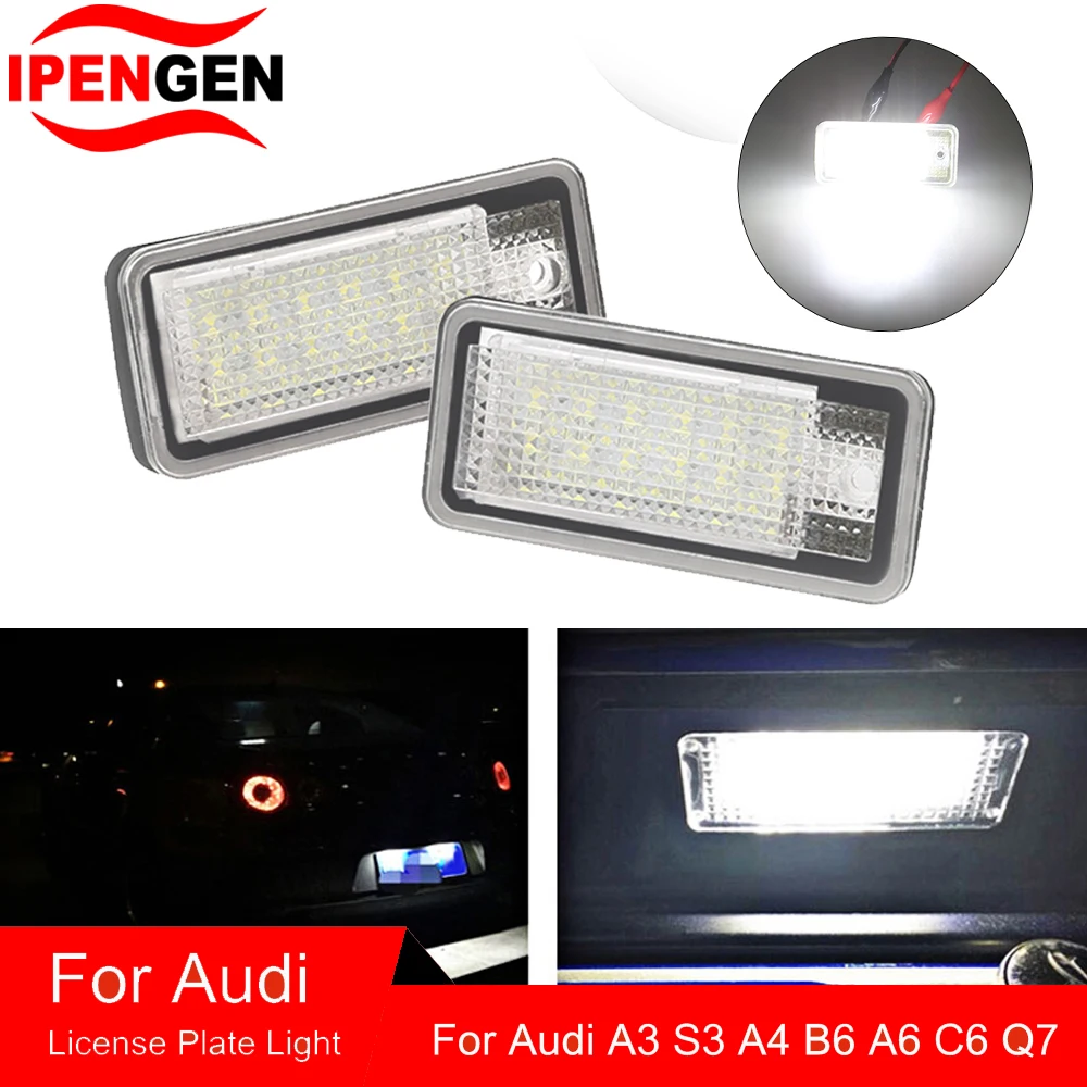 2PCS 18 LED 6000K License Number Plate Light Lamp For Audi A3 S3 A4 S4 B6 A6 C6 A8 S8 Q7 RS4 Car Super Bright
2PCS 18 LED 6000K License Number Plate Light Lamp For Audi A3 S3 A4 S4 B6 A6 C6 A8 S8 Q7 RS4 Car Super Bright
