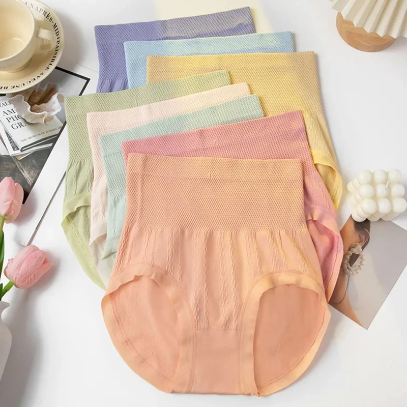High Waist Panties Women's Underwear Seamless Hips Body Shapers Briefs Pure Cotton Triangle Underwear Color Random 7pcs
High Waist Panties Women's Underwear Seamless Hips Body Shapers Briefs Pure Cotton Triangle Underwear Color Random 7pcs