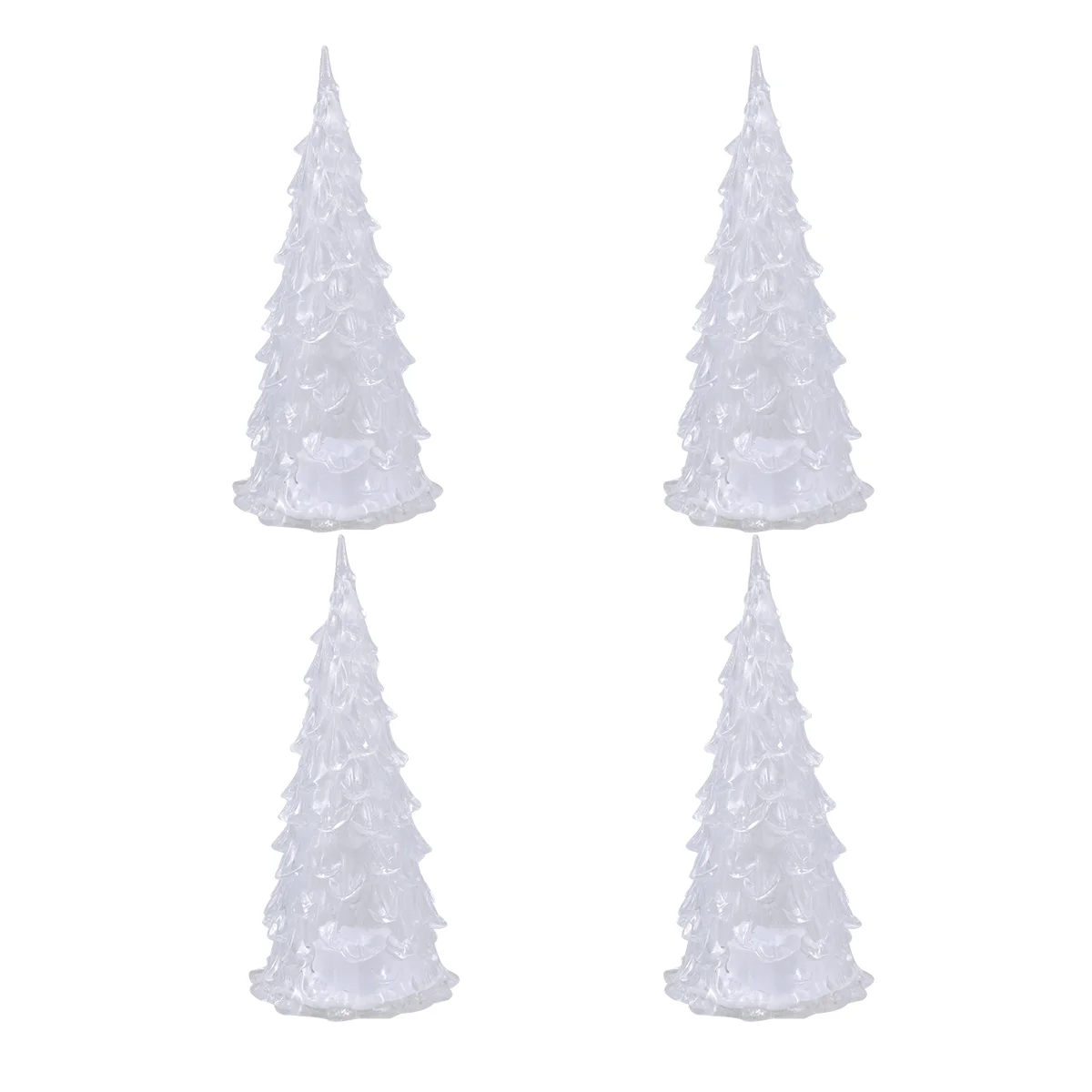 4 Pcs Christmas Tree Lights Table Top Decor Decorate Colorful Desktop Decoration Crystal
4 Pcs Christmas Tree Lights Table Top Decor Decorate Colorful Desktop Decoration Crystal
