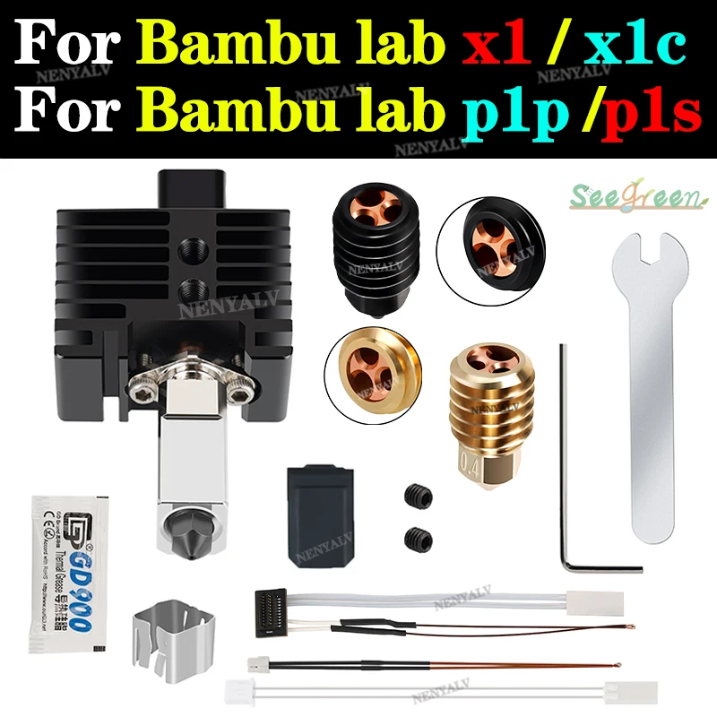 Для Bambu Bi Metal Fit Bambu lab p1p P1S hotend P1S P1P Термистор для Bambu Lab X1 Hotend Upgrade версии 2,0, бита сопла
Для Bambu Bi Metal Fit Bambu lab p1p P1S hotend P1S P1P Термистор для Bambu Lab X1 Hotend Upgrade версии 2,0, бита сопла