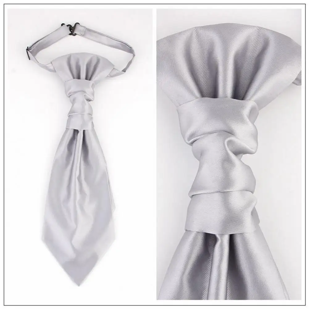 

Satin Tie Vintage Double Layered Men's Satin Necktie for Formal Business Style Suit Coat Waistcoat Adjustable Printed Wedding