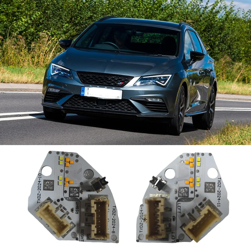 White Angel Eyes DRL Chips 5F0941475A 5F0941476A For 2017 2018 2019 2020 Seat Leon Cupra LED Headlight Daytime Running Light
White Angel Eyes DRL Chips 5F0941475A 5F0941476A For 2017 2018 2019 2020 Seat Leon Cupra LED Headlight Daytime Running Light