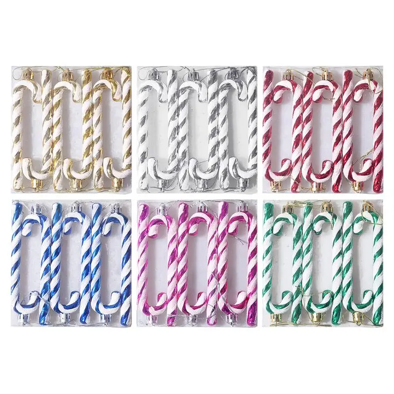 6PCS Christmas colorful PP Crutch Pendant Christmas Tree Candy Cane Pendants Diy Festival XMAS New Year Home Decor Ornaments
6PCS Christmas colorful PP Crutch Pendant Christmas Tree Candy Cane Pendants Diy Festival XMAS New Year Home Decor Ornaments