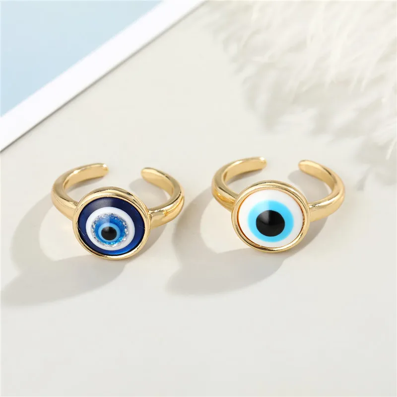Lucky Turkish Blue Evil Eyes Ring For Women Men Open Design Couple Rings Wedding Jewelry Friends Gift
Lucky Turkish Blue Evil Eyes Ring For Women Men Open Design Couple Rings Wedding Jewelry Friends Gift