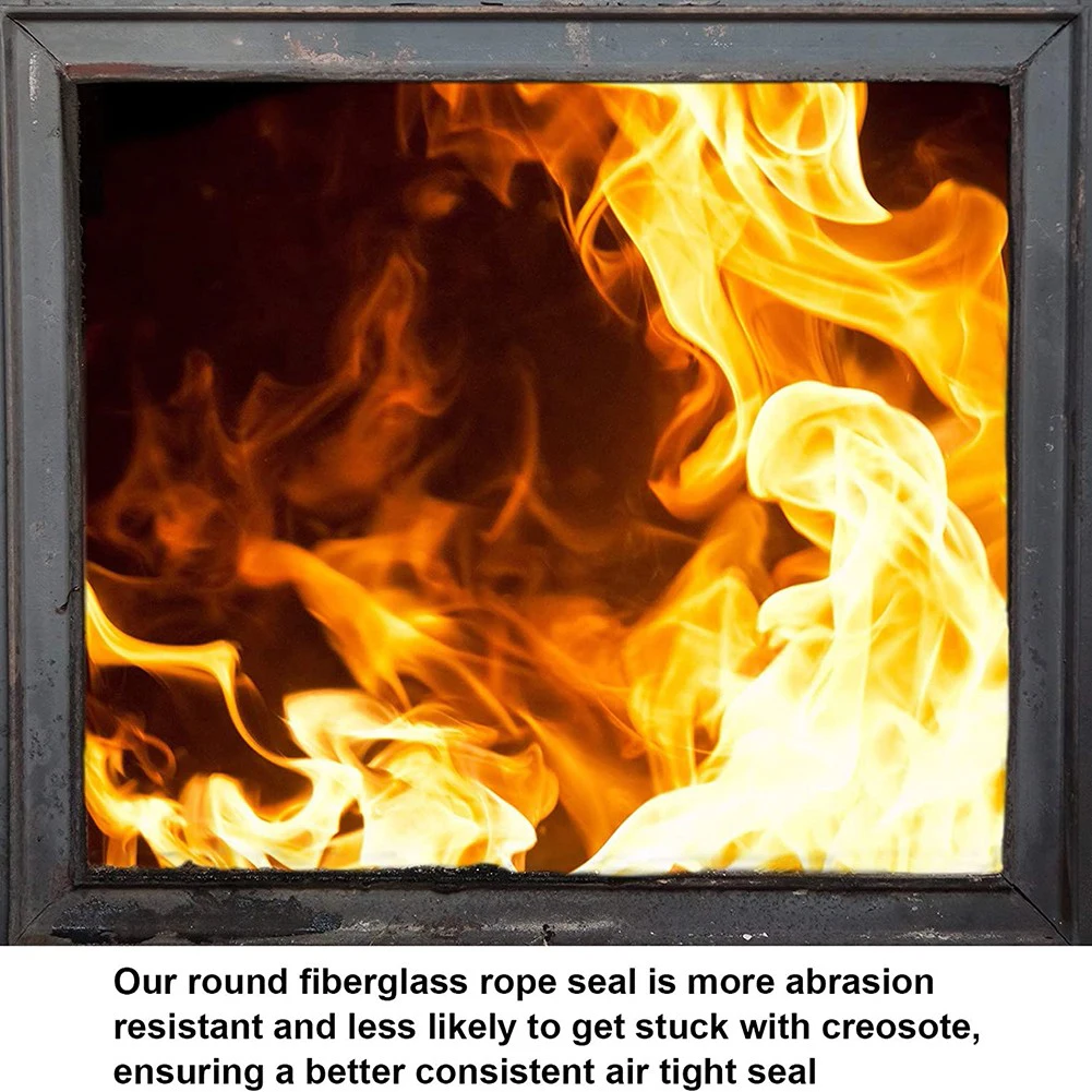 Wood Stove Door Gasket Rope Seal Soft Wood Burning Stove Doors 12mm X 2m 8mm X 300cm Durable Elastic Fiberglass
Wood Stove Door Gasket Rope Seal Soft Wood Burning Stove Doors 12mm X 2m 8mm X 300cm Durable Elastic Fiberglass
