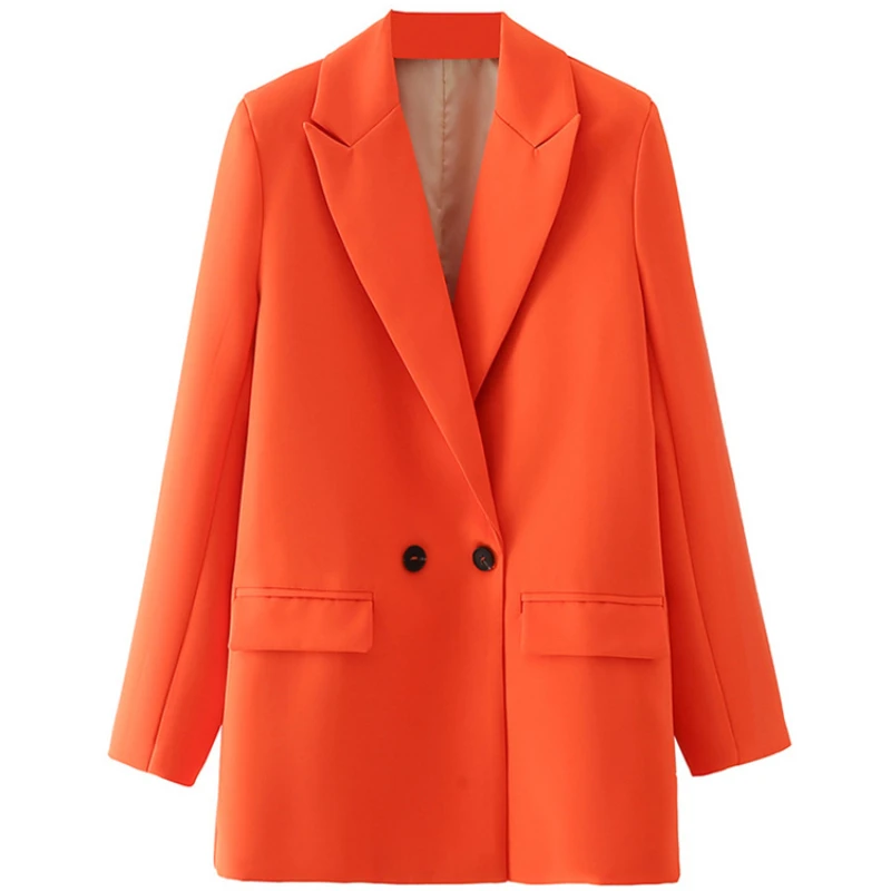 Women Fashion Double Breasted Officewear Blazer Coat Vintage Notched Collar Long Sleeve Female Outerwear Chic Tops
Women Fashion Double Breasted Officewear Blazer Coat Vintage Notched Collar Long Sleeve Female Outerwear Chic Tops