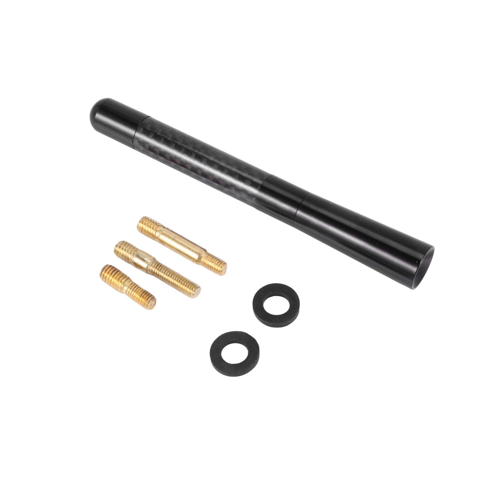 Universal 5 Inch 120mm Black Antenna Carbon Fiber Printer Short-on Car Radio AM/FM Aerial + Adapter
Universal 5 Inch 120mm Black Antenna Carbon Fiber Printer Short-on Car Radio AM/FM Aerial + Adapter