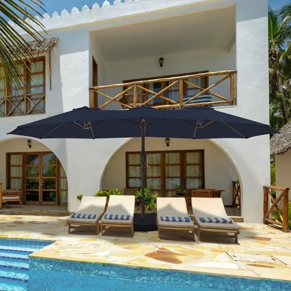 15ft Large Patio Umbrellas with Base Included,Outdoor Double-Sided Umbrella with Crank Handle,Powerful Protective High Quality
15ft Large Patio Umbrellas with Base Included,Outdoor Double-Sided Umbrella with Crank Handle,Powerful Protective High Quality