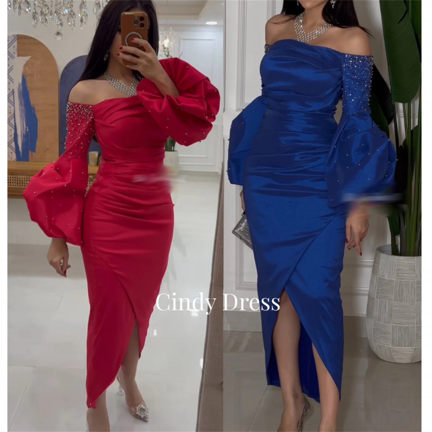 Cindy Luxurious Women's Evening Dresses Puff Sleeves Elegant Grace Dress Mermaid Quinceanera Sharonsaid Bridesmaid Woman Gala
Cindy Luxurious Women's Evening Dresses Puff Sleeves Elegant Grace Dress Mermaid Quinceanera Sharonsaid Bridesmaid Woman Gala