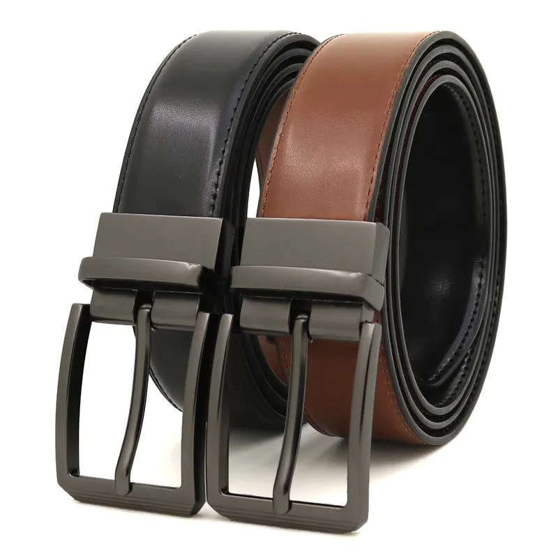 New Color Men‘s Pin Buckle Belt Reversible Leather Belts For Men Waistband Male cinto de couro masculino cinturones de hombre
New Color Men‘s Pin Buckle Belt Reversible Leather Belts For Men Waistband Male cinto de couro masculino cinturones de hombre