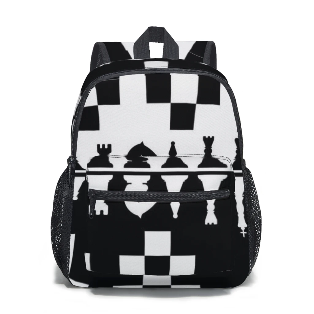 Children Bag Black and white chess pieces Kids Bag Kindergarten Preschool Backpack for Boys Girls 3-4-6 Years Old
Children Bag Black and white chess pieces Kids Bag Kindergarten Preschool Backpack for Boys Girls 3-4-6 Years Old