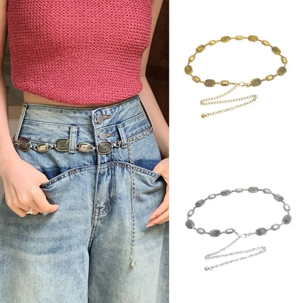 Tassel Metal Belly Belt Vintage Bohemia Style Korean Metal Waist Chain Oval Shape Jewelry Body Necklace Party
Tassel Metal Belly Belt Vintage Bohemia Style Korean Metal Waist Chain Oval Shape Jewelry Body Necklace Party