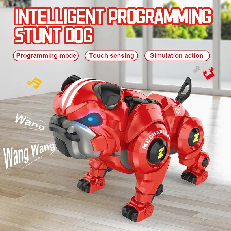 NEW Intelligent Robot Dog Touch Sensing Programming Stunt Mechanical Dog Parent-child Interaction Companionship Kids Toy
NEW Intelligent Robot Dog Touch Sensing Programming Stunt Mechanical Dog Parent-child Interaction Companionship Kids Toy