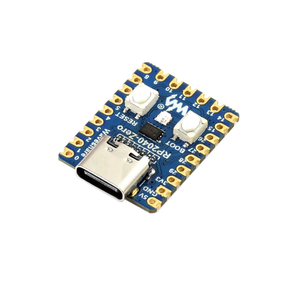 RP2040-Zero, A Low-Cost, High-Performance Pico-Like MCU Board Based On for Raspberry Pi Microcontroller RP2040
RP2040-Zero, A Low-Cost, High-Performance Pico-Like MCU Board Based On for Raspberry Pi Microcontroller RP2040