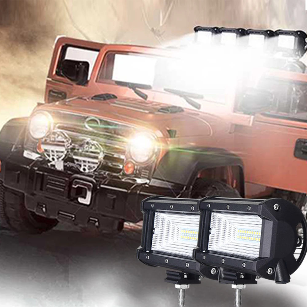 Car LED Light Job Floodlight 12V 72W Waterproof IP67 Truck Driving Off Road Boat Modification Accessories Vehicle Universal Work
Car LED Light Job Floodlight 12V 72W Waterproof IP67 Truck Driving Off Road Boat Modification Accessories Vehicle Universal Work