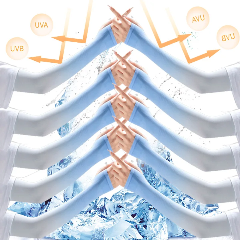 Summer Ice Fabric Ice Silk Sleeves Womens Long Sleeves Sunscreen Arm Covers Ice Silk UV Protection Cycling Driving Arm Covers
Summer Ice Fabric Ice Silk Sleeves Womens Long Sleeves Sunscreen Arm Covers Ice Silk UV Protection Cycling Driving Arm Covers