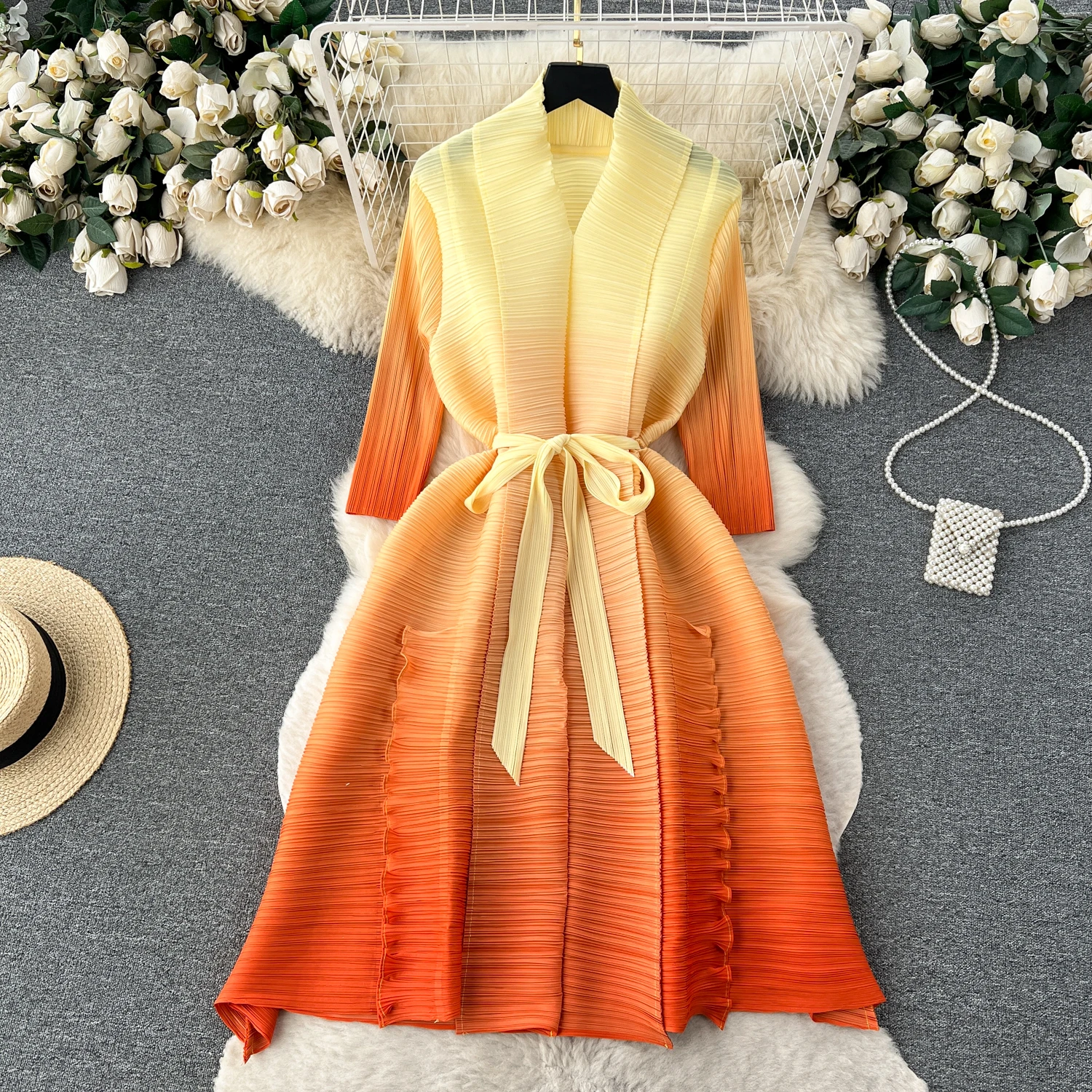 Clothland Women Elegant Color Print Mini Dress V Neck Ruffles Sashes A Line Office Wear Chic Retro Dresses Vestido QC668
Clothland Women Elegant Color Print Mini Dress V Neck Ruffles Sashes A Line Office Wear Chic Retro Dresses Vestido QC668