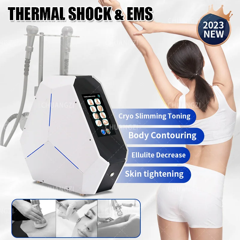 Portable Cryo Therapy Machine Cryo Tshock EMS Facial Machine Face Lifting and Body Slimming
Portable Cryo Therapy Machine Cryo Tshock EMS Facial Machine Face Lifting and Body Slimming
