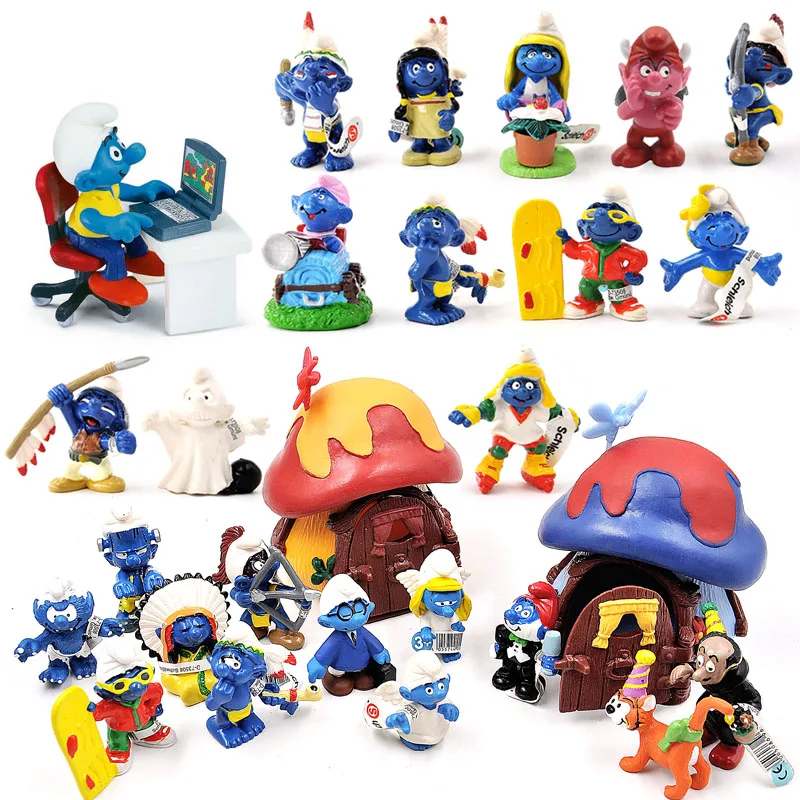 Anime Cartoon Kawaii Smurfas Figure Simulation House Adventure Little Witch Gargamel Scene Toys Edition Collectible Gifts
Anime Cartoon Kawaii Smurfas Figure Simulation House Adventure Little Witch Gargamel Scene Toys Edition Collectible Gifts