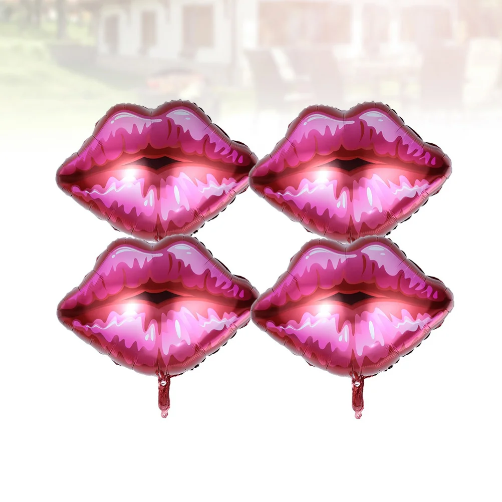 4 Pcs Decor Engagement Decoration Balloons Wedding Party Decorations Girl Lips Aluminum Film
4 Pcs Decor Engagement Decoration Balloons Wedding Party Decorations Girl Lips Aluminum Film