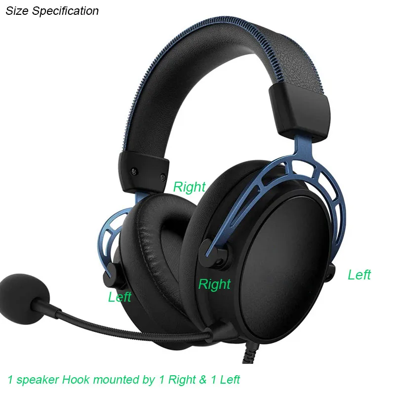 Replacement Hook Swive Parts For HyperX Cloud Alpha Gaming Headset For PC Headband Repair Parts Replacement Hook Swive Parts For HyperX Cloud Alpha Gaming Headset For PC Headband Repair Parts