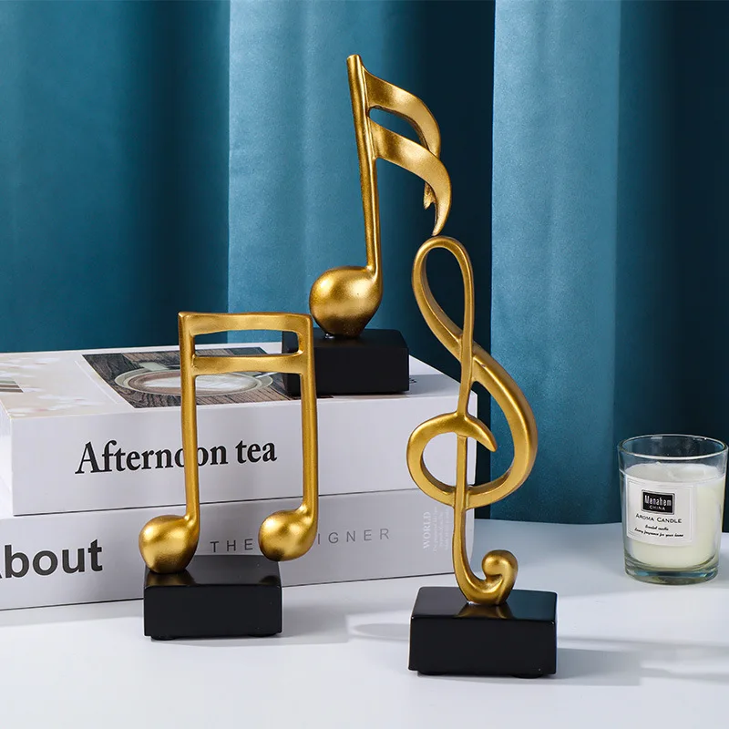 Musical Note Ornament Set Music Trophy Home Model Room TV Cabinet Golden Resin Crafts living room decoration
Musical Note Ornament Set Music Trophy Home Model Room TV Cabinet Golden Resin Crafts living room decoration