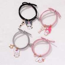 2pcs/ Pair Cute Cartoon Couple Bracelet Magnet Ball Hand Men and Women Gift Friendship Charms Bracelets Elastic Rope Jewelry
2pcs/ Pair Cute Cartoon Couple Bracelet Magnet Ball Hand Men and Women Gift Friendship Charms Bracelets Elastic Rope Jewelry