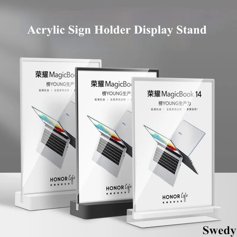 A6 100x150mm Double Acrylic Sign Holder Display Stand Price Listing Poster Frame Restaurant Table Number Menu Paper Holder
A6 100x150mm Double Acrylic Sign Holder Display Stand Price Listing Poster Frame Restaurant Table Number Menu Paper Holder