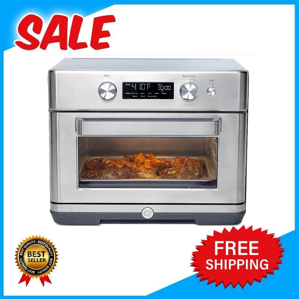 GE Digital Air Fryer Toaster Oven + Accessory Set | Convection Toaster with 8 Cook Modes | Large Capacity Oven - Fits 12" Pizza
GE Digital Air Fryer Toaster Oven + Accessory Set | Convection Toaster with 8 Cook Modes | Large Capacity Oven - Fits 12" Pizza