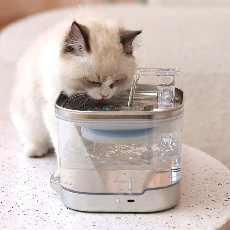 Pet Water Fountain Cat Filter Automatic Cycle Water Troughs for Cats Electric Water Dispenser Smart Cats Accessories for Home
Pet Water Fountain Cat Filter Automatic Cycle Water Troughs for Cats Electric Water Dispenser Smart Cats Accessories for Home