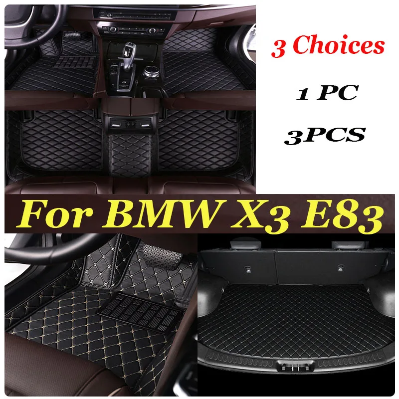 Car floor&trunk mats for BMW X3 E83 2005 2006 2007 2008 2009 2010 Custom foot Pads automobile carpet cover interior accessories
Car floor&trunk mats for BMW X3 E83 2005 2006 2007 2008 2009 2010 Custom foot Pads automobile carpet cover interior accessories