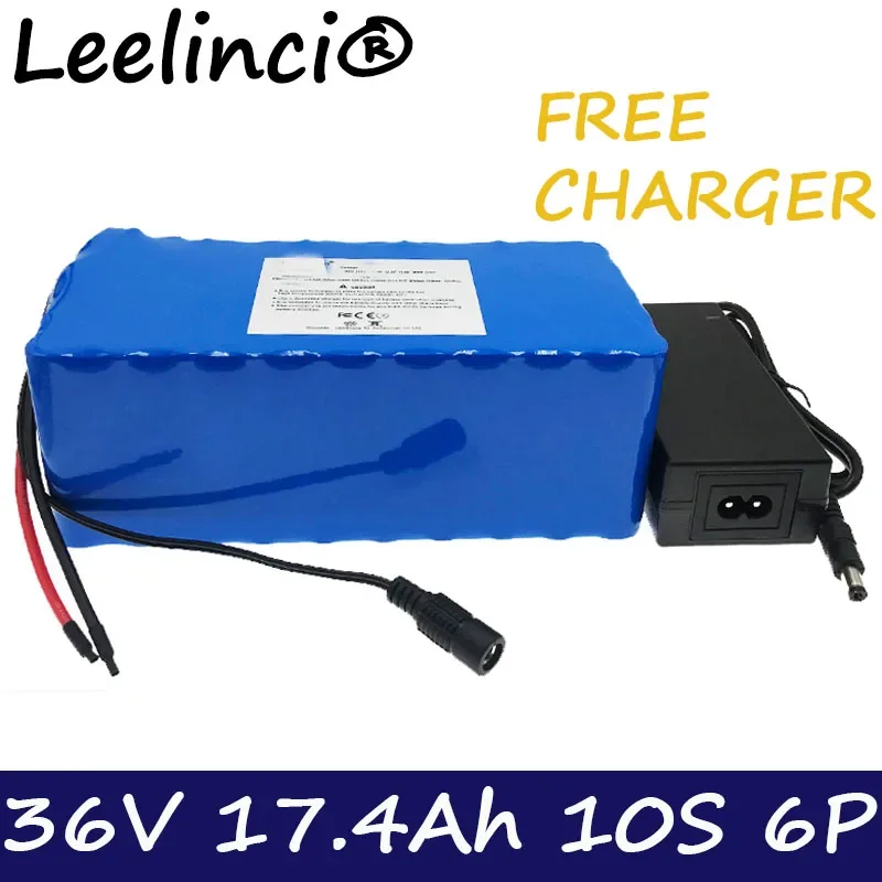 Leelinci 36V 17.4Ah Lithium Battery Pack For 750W EBicycle Powerful Electric Bike Motorcycle with 2A Battery Charger
Leelinci 36V 17.4Ah Lithium Battery Pack For 750W EBicycle Powerful Electric Bike Motorcycle with 2A Battery Charger