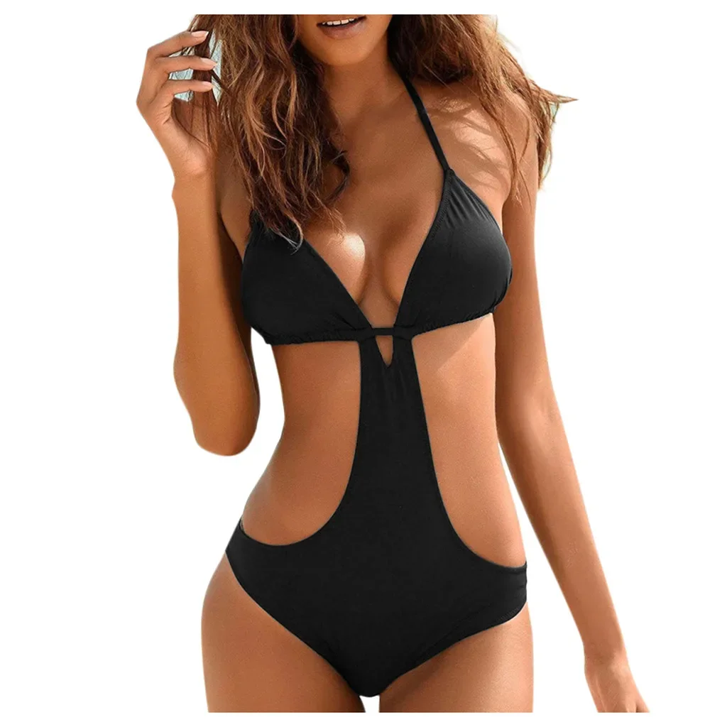 2024 New Sexy Bikini Set Swimwear Women Solid Color Brazilian Halter Backless Swimsuit Strappy Beachwear Biquini Female
2024 New Sexy Bikini Set Swimwear Women Solid Color Brazilian Halter Backless Swimsuit Strappy Beachwear Biquini Female