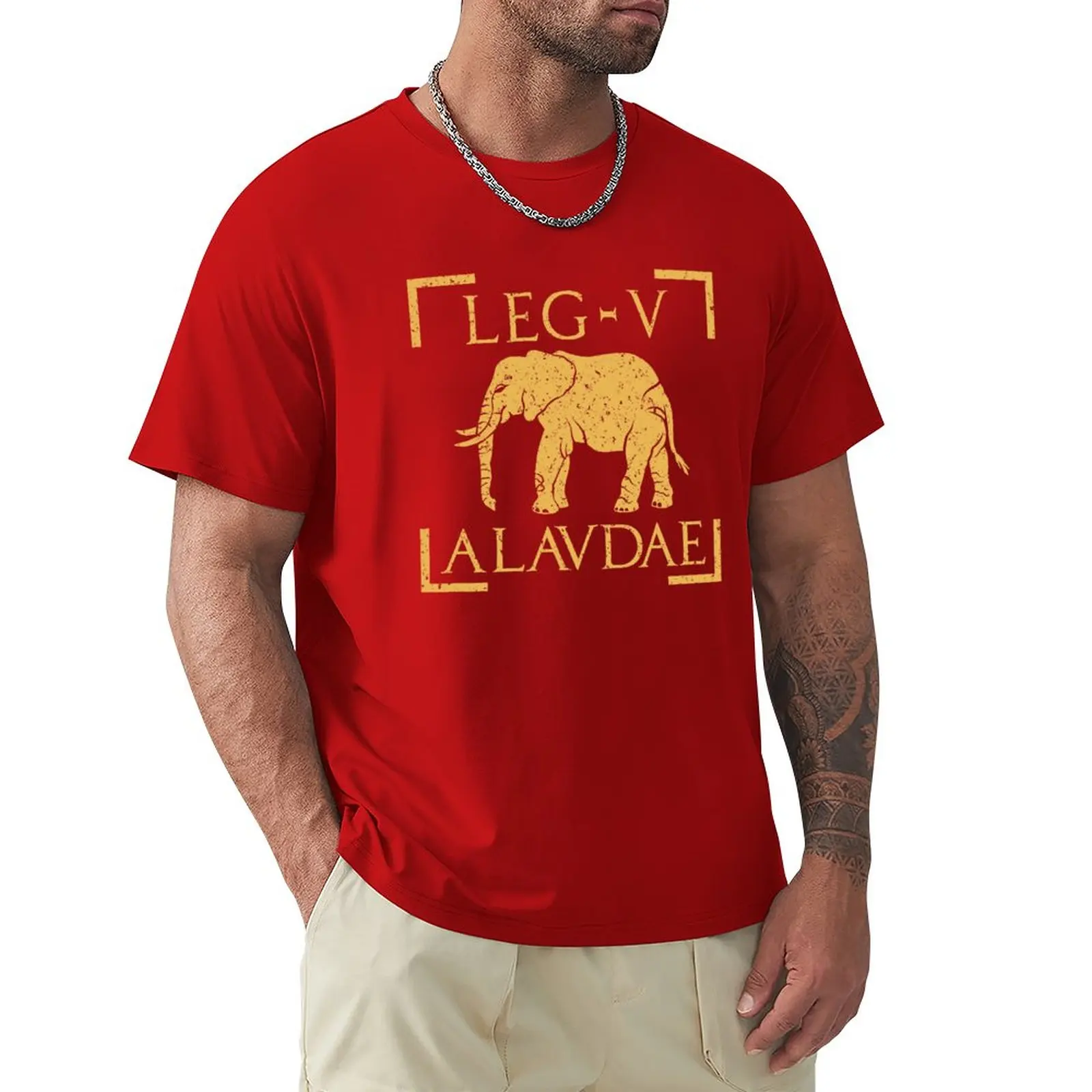 

Legio V Alaudae Elephant Emblem Roman Legion T-Shirt T-shirt for a boy summer tops Blouse black t-shirts for men