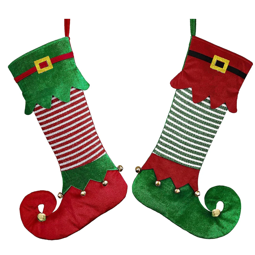2 Pcs Christmas Decorative Stocking Gift Bag Xmas Sock Hanging Ornaments Tree Decors Party Decoration
2 Pcs Christmas Decorative Stocking Gift Bag Xmas Sock Hanging Ornaments Tree Decors Party Decoration