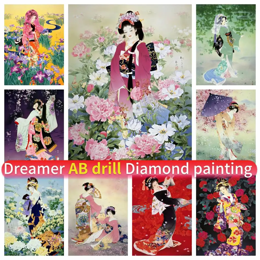 Geisha Traditional Japanese Woman Art 5D AB Diamond Painting DIY Mosaic Handmade Full Drill Round Square Rhinestones Embroidery
Geisha Traditional Japanese Woman Art 5D AB Diamond Painting DIY Mosaic Handmade Full Drill Round Square Rhinestones Embroidery
