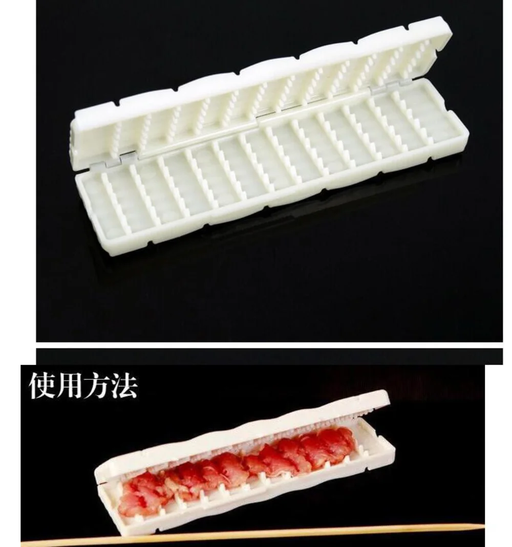 BBQ Fleisch String Maschine Grill Spieß Werkzeuge Tragbare Tofu Spieß Kebab Maker Box Maschine Grill Küche Zubehör BBQ Fleisch String Maschine Grill Spieß Werkzeuge Tragbare Tofu Spieß Kebab Maker Box Maschine Grill Küche Zubehör