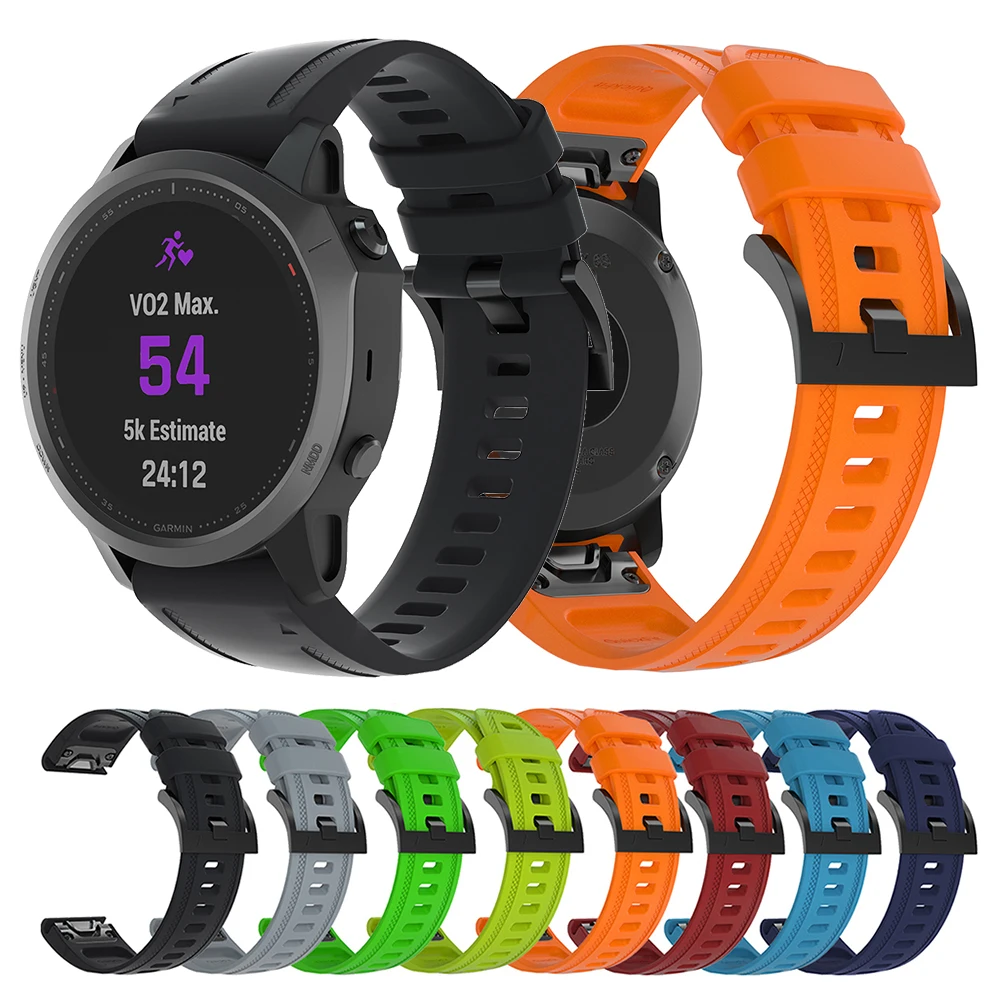 

20mm Silicone Strap for Garmin Fenix 7S 6S Pro 5S Plus Smart Watch Band Quick Fit Watchband for Garmin Instinct 2S