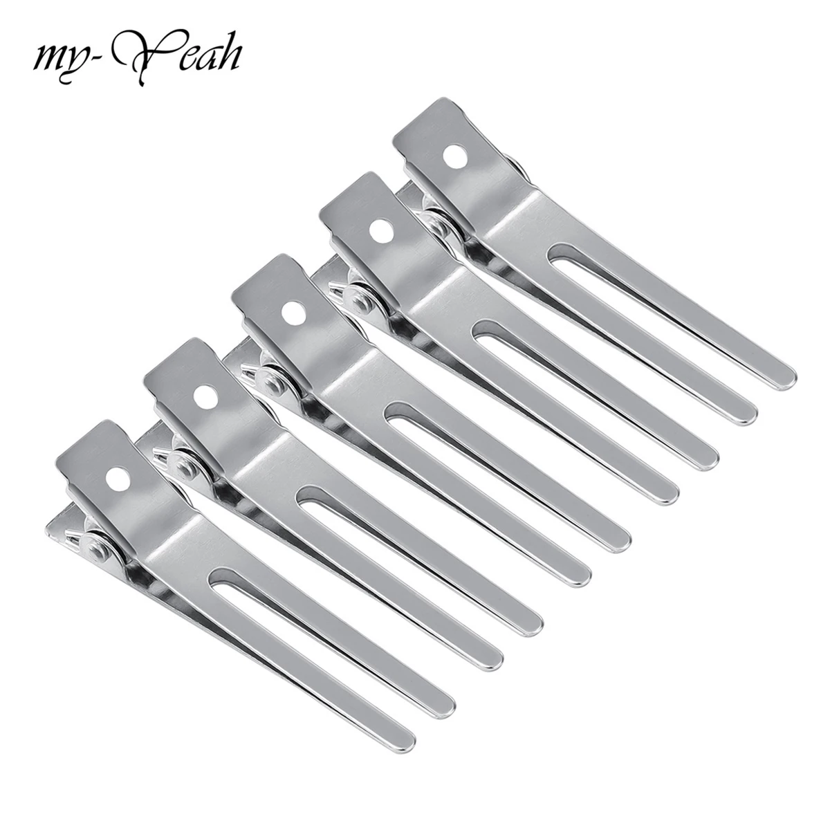 Myyeah 5/10Pcs Hair Clip Silver Metal Ultra Thin Salon Hairdresser Special Hairdressing Clip To Prevent Clothes From Falling
Myyeah 5/10Pcs Hair Clip Silver Metal Ultra Thin Salon Hairdresser Special Hairdressing Clip To Prevent Clothes From Falling