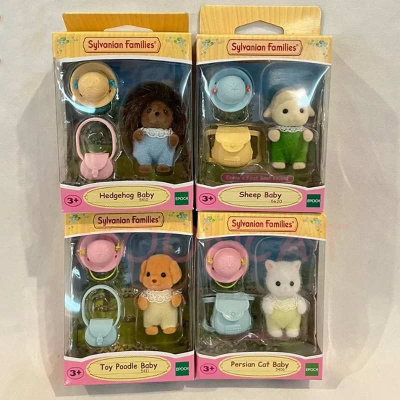 

Original Sylvanian Families Anime Figure Kindergarten Baby Series Decoration Model Pendant Kids Toys Room Ornament Birthday Gift