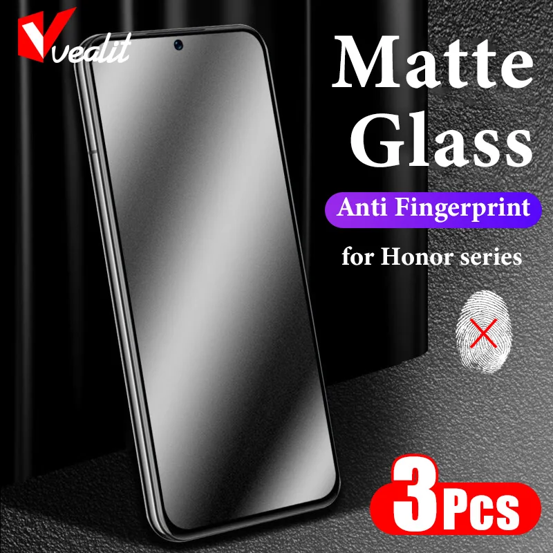 

1-3 Pcs Matte Protective Glass for Honor X8 X7 X6 X9 8X 8S X40i X30 X20 9A 9C 10X 9X Screen Protector for Honor 20 Lite 50 30i