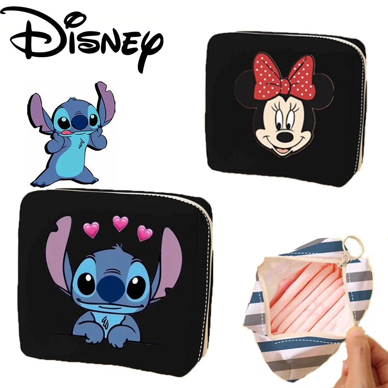 Girls' Sanitary Napkin Storage Bag Cartoon Mickey Stitch Print Small Change Bag Women's Portable Makeup Bag Thoughtful Gift
Girls' Sanitary Napkin Storage Bag Cartoon Mickey Stitch Print Small Change Bag Women's Portable Makeup Bag Thoughtful Gift