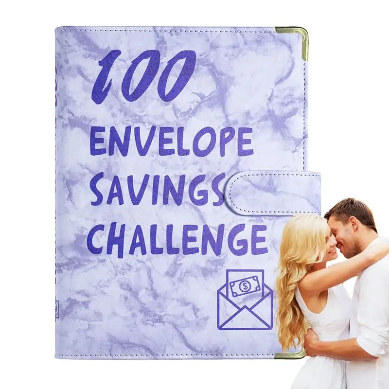 

100 Savings Challenge Binder Budget Planner Book Savings Challenges Book Savings Binder Money Envelopes For Cash Saves 5 050