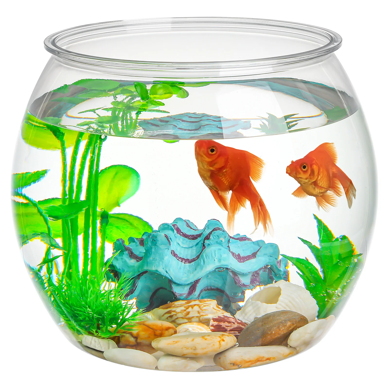 Plastic Vase Bowl Wide Round Fish Bowl Unbreakable Flower Vase Terrarium Bowl Hydroponic Planter Floral Container Home
Plastic Vase Bowl Wide Round Fish Bowl Unbreakable Flower Vase Terrarium Bowl Hydroponic Planter Floral Container Home