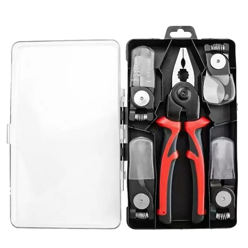 Changing Head Tool Pliers Set Multi-Functional Tool 5-In-1 Replaceable Head Tool Set Electrician Special
Changing Head Tool Pliers Set Multi-Functional Tool 5-In-1 Replaceable Head Tool Set Electrician Special