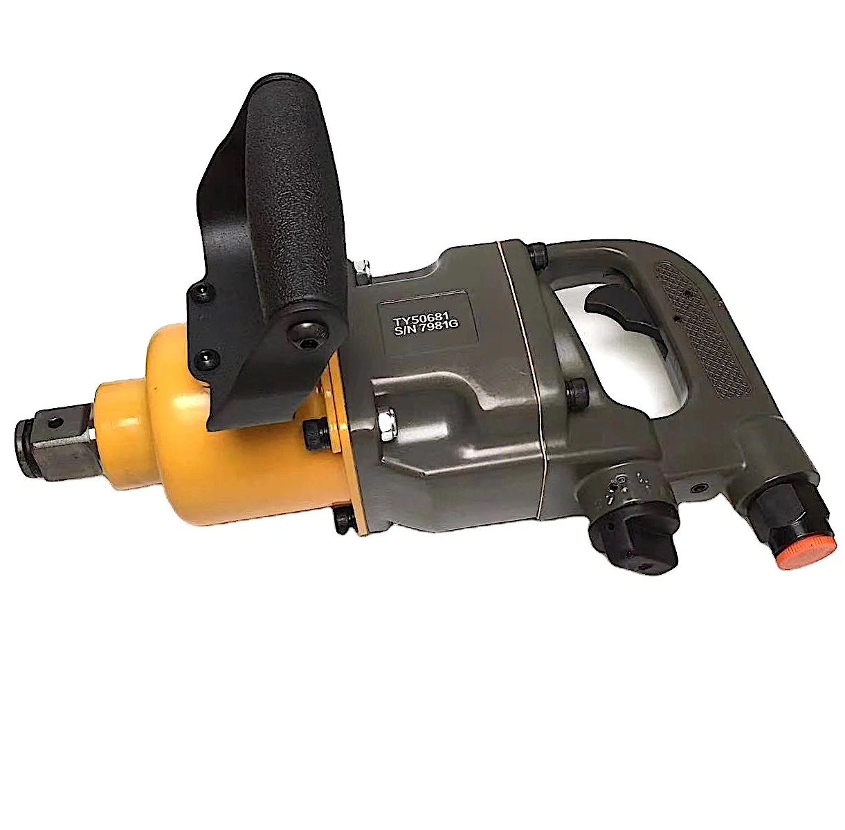 TY50681A Pneumatic Impact Wrench 3/4" Dual Retainer, Hits Hard Get Tries Off Semi Dump Trailer 4,800 Rpm | 1,330 Ft.lb
TY50681A Pneumatic Impact Wrench 3/4" Dual Retainer, Hits Hard Get Tries Off Semi Dump Trailer 4,800 Rpm | 1,330 Ft.lb