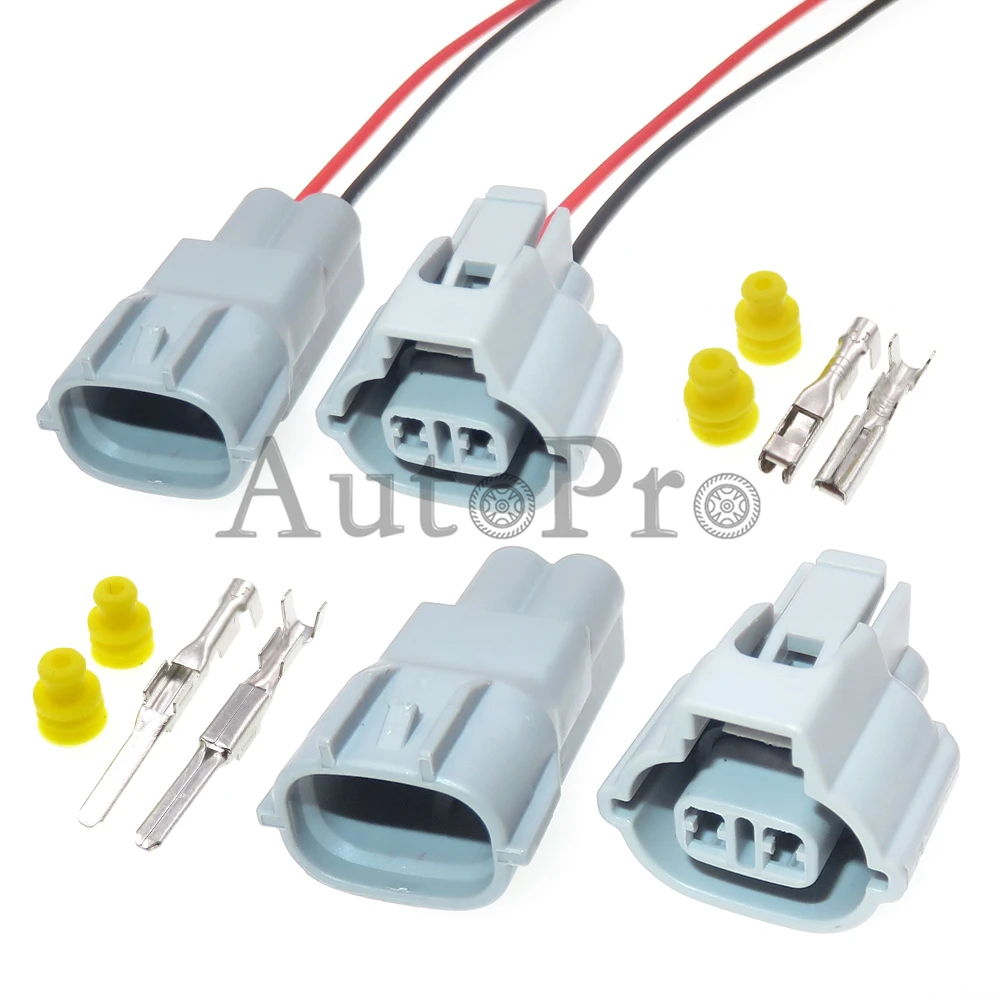 

1 Set 2 Hole 7282-8120-40 MG640864-5 7223-1324-40 Grey Auto Starter Plastic Housing Wire Connector Car Waterproof Wiring Socket