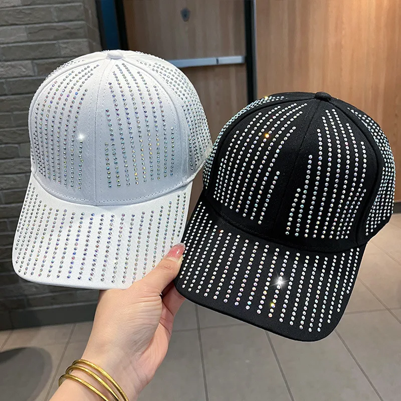 Luxury Brand Hat For Women Snapback Bone Baseball cap women's summer new rhinestone sequins sunscreen sun hat
Luxury Brand Hat For Women Snapback Bone Baseball cap women's summer new rhinestone sequins sunscreen sun hat