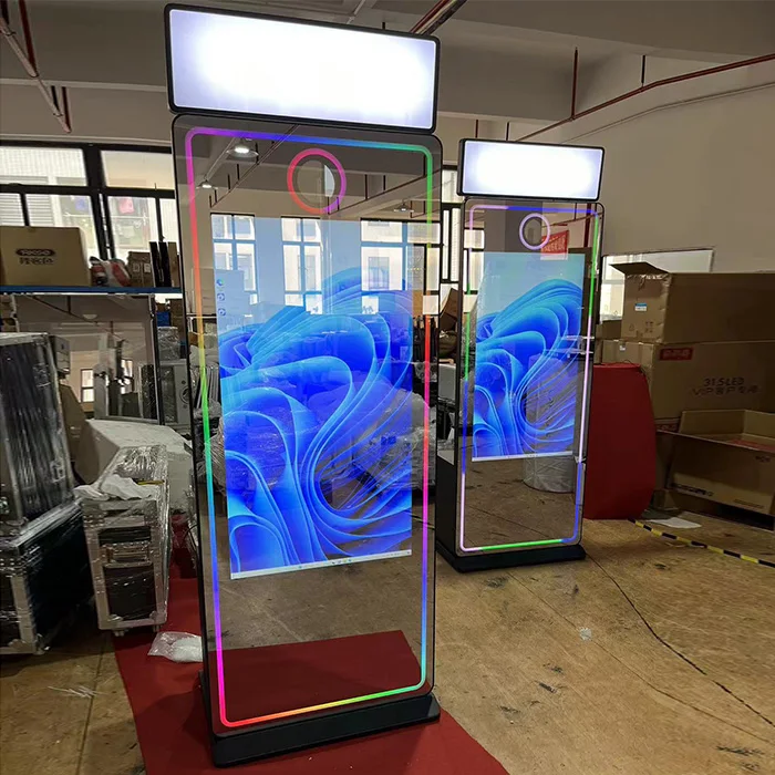 Printer Touch Screen Magic Mirror Photo Booth Selfie Portable Photo Booth For Party Wedding Exhibition
Printer Touch Screen Magic Mirror Photo Booth Selfie Portable Photo Booth For Party Wedding Exhibition