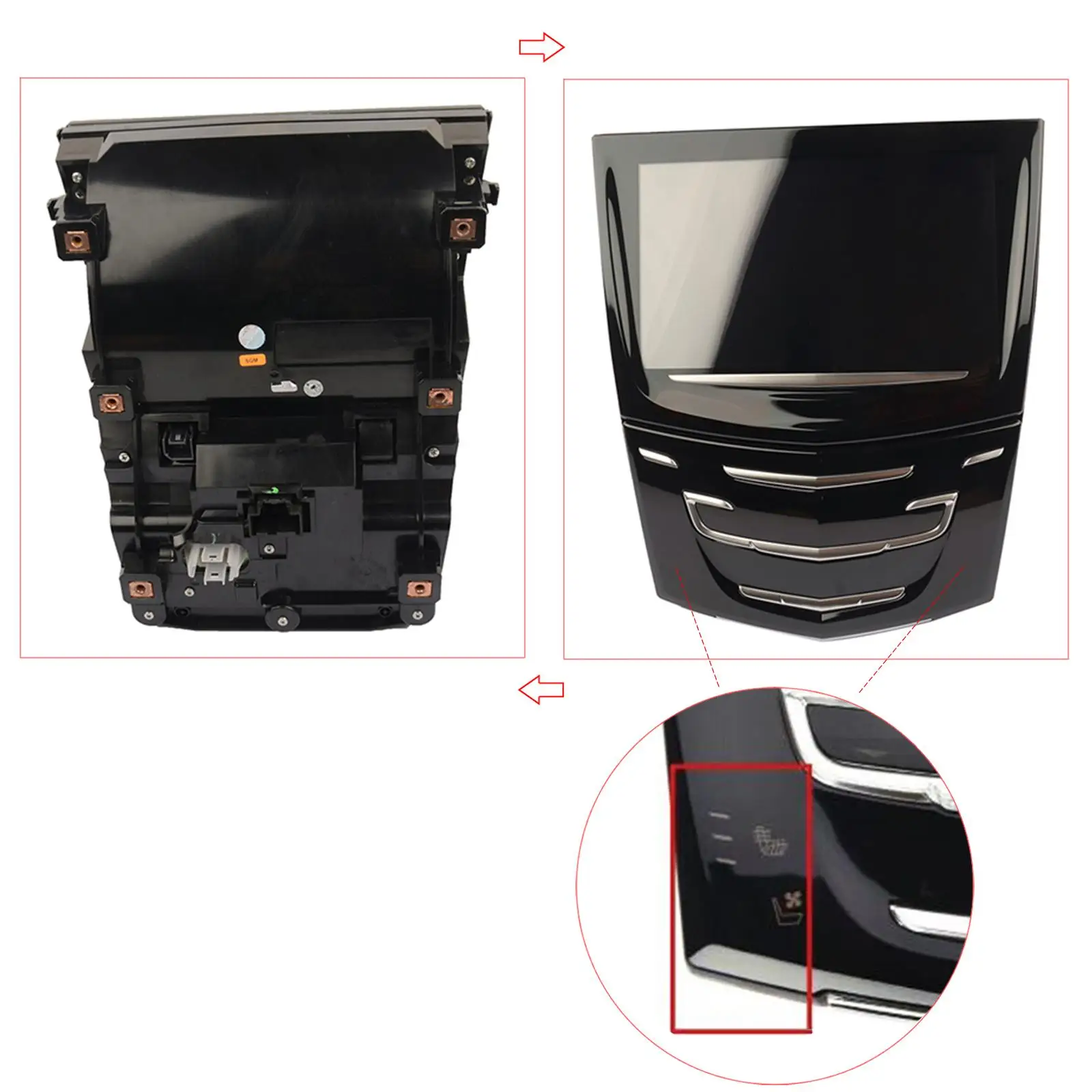 AP02 For Cadillac CUE Radio 13-20 ATS CTS-V SRX XTS 22935061 System Touch Screen Nav 22975649 23412266 22986276 22915853
AP02 For Cadillac CUE Radio 13-20 ATS CTS-V SRX XTS 22935061 System Touch Screen Nav 22975649 23412266 22986276 22915853